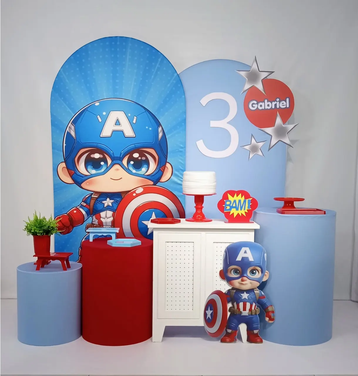 Kit Ouro Capitão América